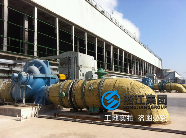 河南百万吨磷化项目配套三元乙丙DN500双球橡胶接头